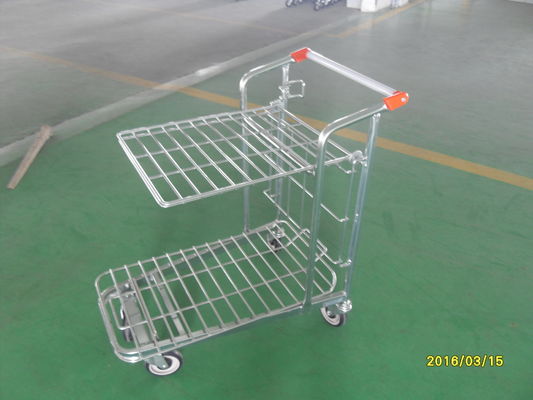 چین خرده فروشی سوپر مارکت فروشگاه انبار حمل و واگن برقی با 5 اینچ مفصل گردنده چرخ TPE تخت کارخانه