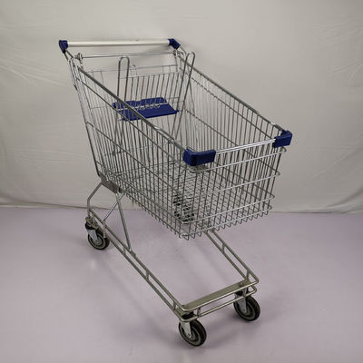 خرید سبد خرید چند منظوره استیل Q195 گاری سیم فلزی سوپرمارکت 125L online manufacture