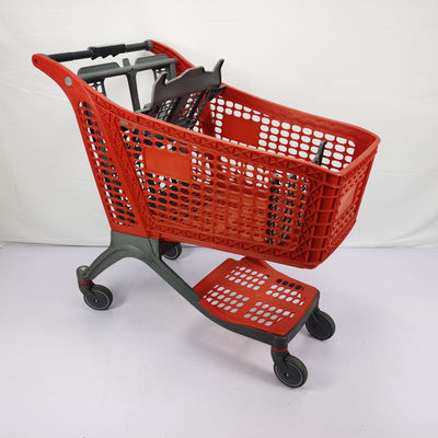 خرید 175L HDPP نایلون سبد خرید تمام پلاستیکی انبار سوپرمارکت چرخ دستی خرید online manufacture