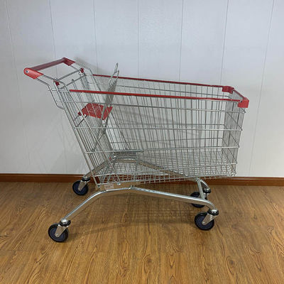 خرید 240L فروشگاه راحتی گواهینامه CE چرخ آسانسور فولاد سبد خرید online manufacture