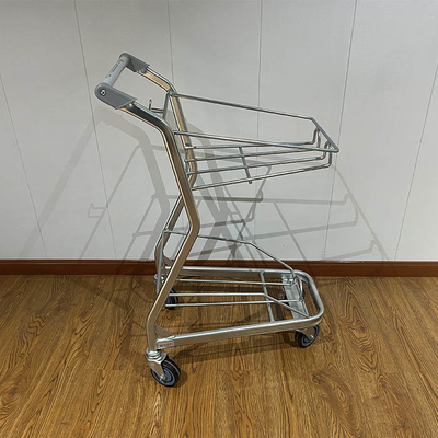 خرید چرخ PU 4 اینچی 2 طبقه چرخ دستی های ارزان قیمت ذخیره سازی چرخ دستی های سبد خرید online manufacture