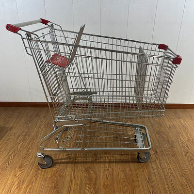 خرید چرخ خرید آلمانی 210 لیتری با ظرفیت بالا و صندلی کودک تولید آنلاین